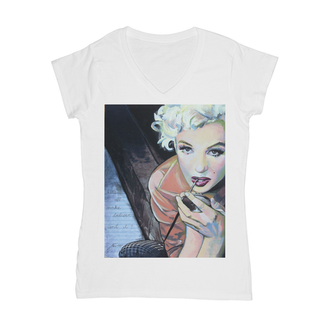 Marilyn Classic Women's V-Neck T-Shirt