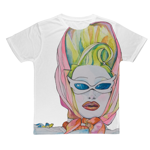 Queen at the Pool  Adult T-Shirt